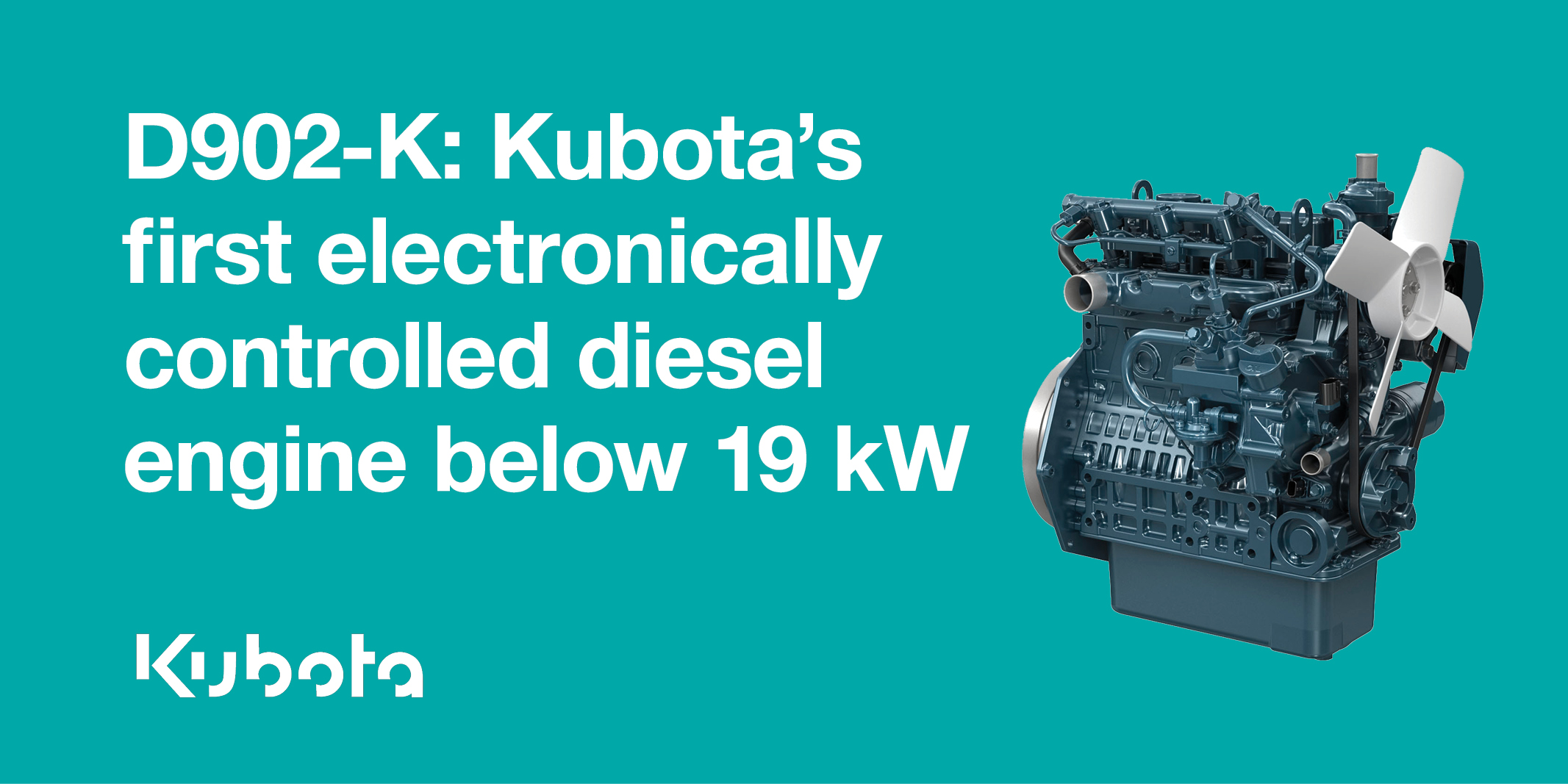 The Kubota D902K Where compact engine tradition meets innovation Kubota