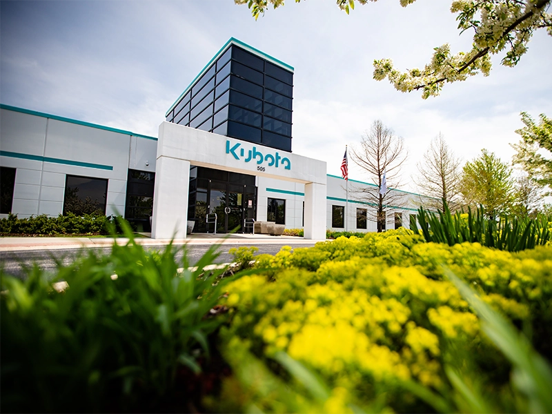 Exterior view of Kubota Engine America headquarters building